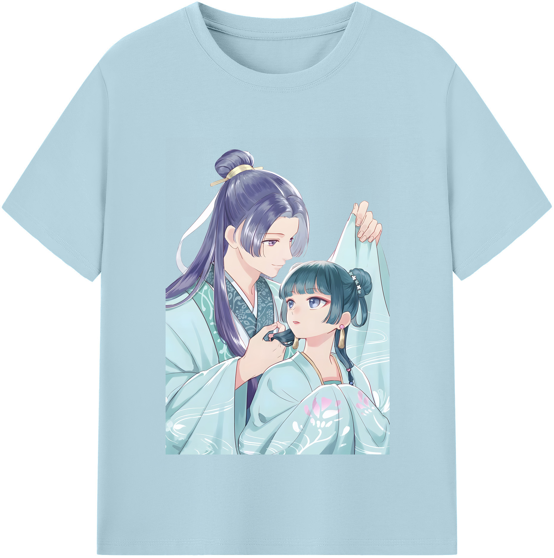 （画像用） 薬屋のひとりごと The Apothecary Diaries 綿100％半袖Tシャツ（フロントプリント）